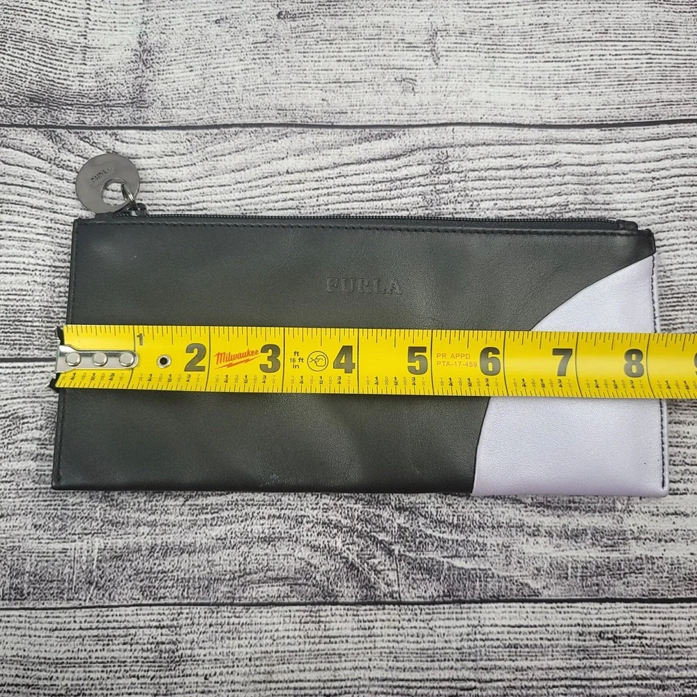 Furla Zip Pouch Wallet Black/Lilac